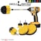 Drill Brush Power Scrubber By Useful Products 5 in W 7 in L Brush, Yellow Y-542OMS-2L-7X-QC-DB - alternate 7